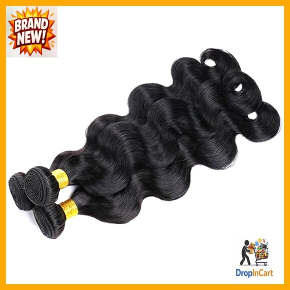 Body Wave Virgin Hair Extensions Unprocessed Weft 3 Bundles 14 16 18 Inches